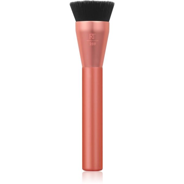 Real Techniques Real Techniques Original Collection Glow Round четка за нанасяне на фон дьо тен RT 259 1 бр.