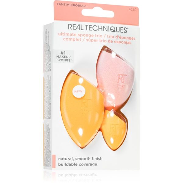 Real Techniques Real Techniques Ultimate Sponge Trio комплект апликатори