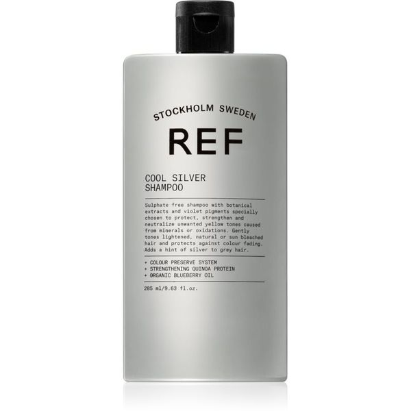 REF REF Cool Silver Shampoo сребърен шампоан неутрализиращ жълтеникавите оттенъци 285 мл.