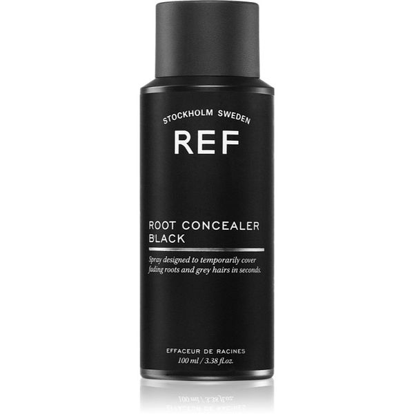 REF REF Root Concealer спрей за мигновено прикриване на израснала коса цвят Black 100 мл.