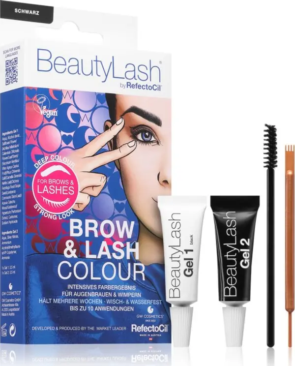 RefectoCil RefectoCil BeautyLash Brow & Lash Colour цвят за вежди за мигли и вежди цвят Black 1 бр.