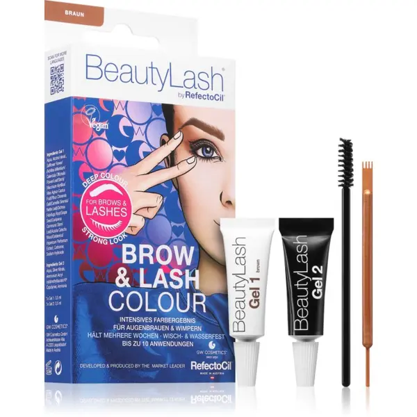 RefectoCil RefectoCil BeautyLash Brow & Lash Colour цвят за вежди за мигли и вежди цвят Brown 1 бр.