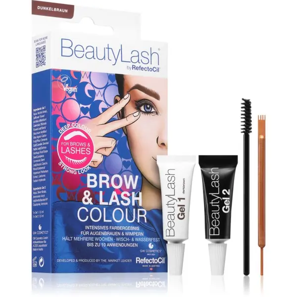 RefectoCil RefectoCil BeautyLash Brow & Lash Colour цвят за вежди за мигли и вежди цвят Dark Brown 1 бр.