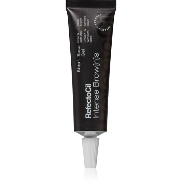RefectoCil RefectoCil Intense Brow[n]s Base Gel боя за вежди и мигли с гел текстура цвят Black Brown 15 мл.