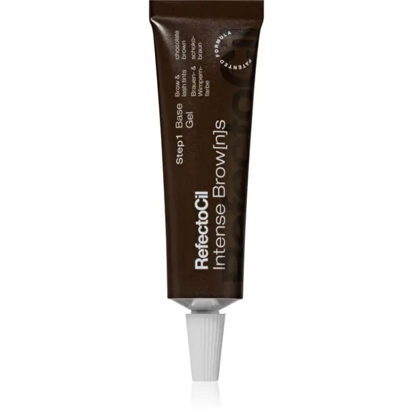 RefectoCil RefectoCil Intense Brow[n]s Base Gel боя за вежди и мигли с гел текстура цвят Chocolate Brown 15 мл.