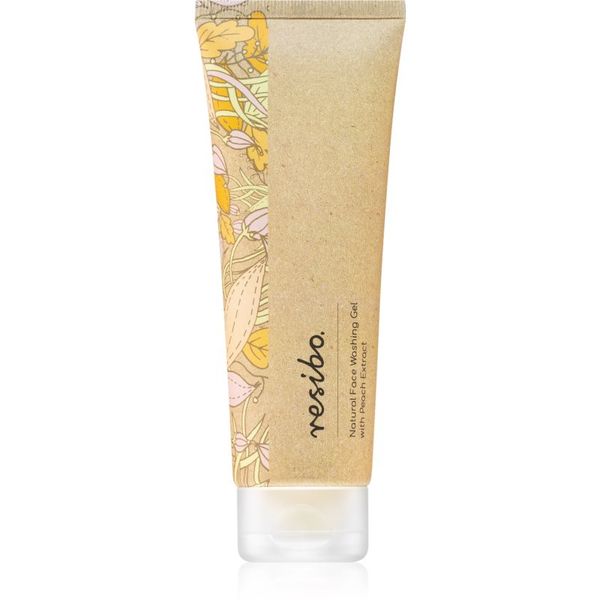 Resibo Resibo Natural Face Washing Gel with Peach Extract нежен успокояващ и почистващ гел 125 мл.