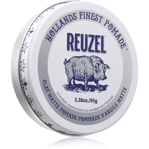 Reuzel Reuzel Clay Matte Pomade стилизиращ клей за коса матов 95 гр.
