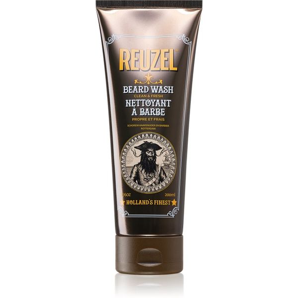 Reuzel Reuzel Clean & Fresh Beard Wash хидратиращ почистващ крем за зоната на лицето и брадата 200 мл.