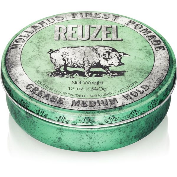Reuzel Reuzel Hollands Finest Pomade Grease помада за коса средна фиксация 340 гр.