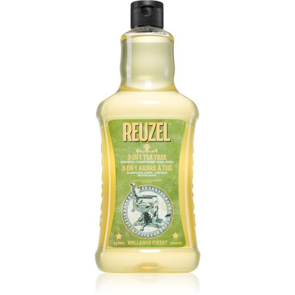 Reuzel Reuzel Tea Tree 3 в 1 шампоан, балсам и душ гел за мъже 1000 мл.