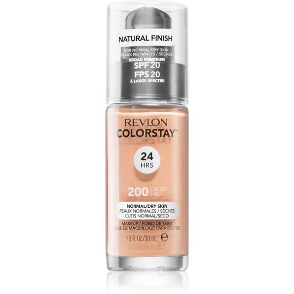 Revlon Cosmetics Revlon Cosmetics ColorStay™ дълготраен фон дьо тен за нормална към суха кожа цвят 200 Nude 30 мл.
