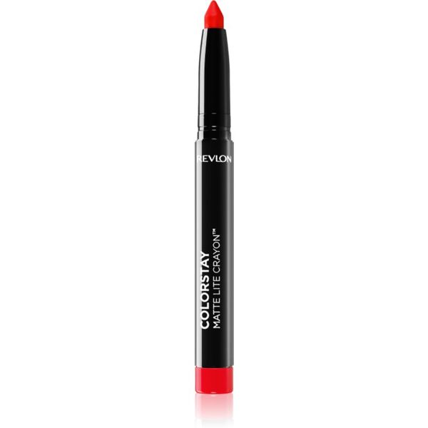 Revlon Cosmetics Revlon Cosmetics ColorStay™ Matte Lite Crayon матиращо червило с молив цвят 009 Ruffled Feathers 1,4 гр.