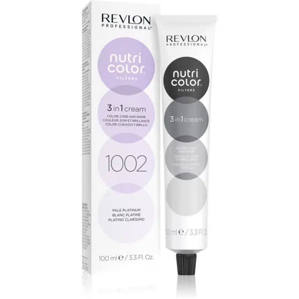 Revlon Professional Revlon Professional Nutri Color Filters Metal-Ice подхранваща тонираща маска за професионална употреба 1002 100 мл.