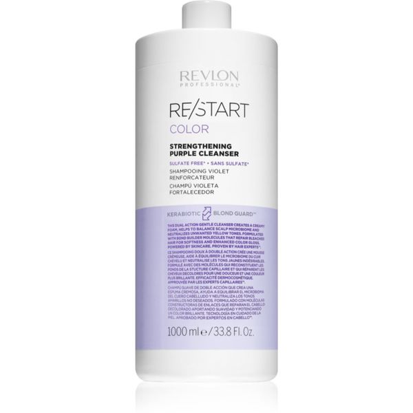 Revlon Professional Revlon Professional Re/Start Color лилав шампоан за блонд коса и коса с кичури Purple Cleanser 1000 мл.