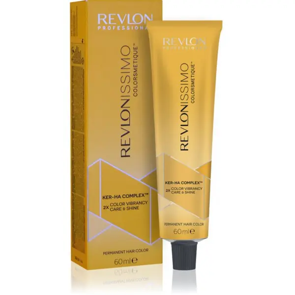 Revlon Professional Revlon Professional Revlonissimo Colorsmetique Golden Shades перманентната боя за коса за топли руси нюанси на косата 5.34 60 мл.