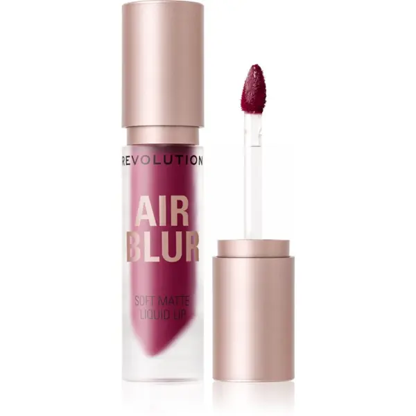 Revolution Revolution Air Blur Liquid Lipstick леко течно матиращо червило цвят Rosewood 3.5 мл.