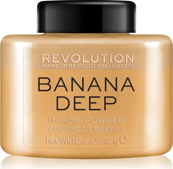 Revolution Revolution Baking Powder насипна пудра цвят Banana Deep 32 гр.