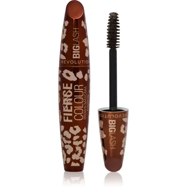 Revolution Revolution Big Lash Fierce Volume спирала за обем и сгъстяване на миглите цвят Mocha Muse 9 гр.