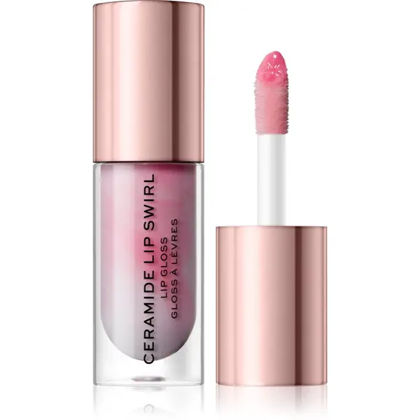 Revolution Revolution Ceramide Swirl хидратиращ блясък за устни цвят Pure Gloss Clear 4.5 мл.