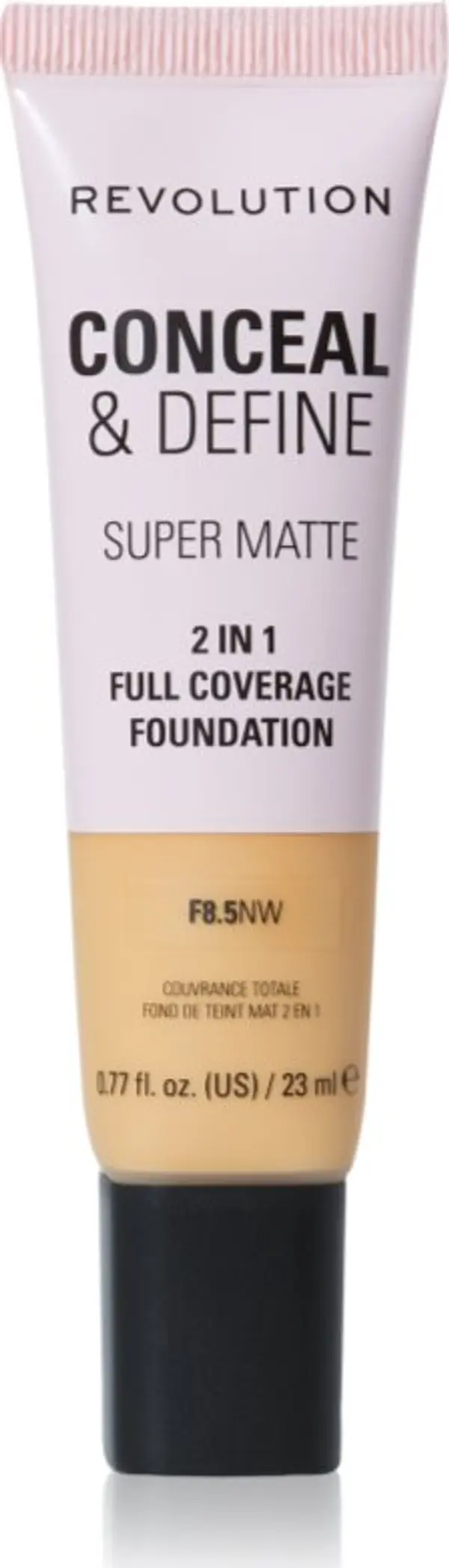 Revolution Revolution Conceal & Define матиращ фон дьо тен цвят F8.5NW 23 мл.