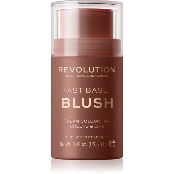 Revolution Revolution Fast Base тониращ балсам за устни и скули цвят Mauve 14 гр.