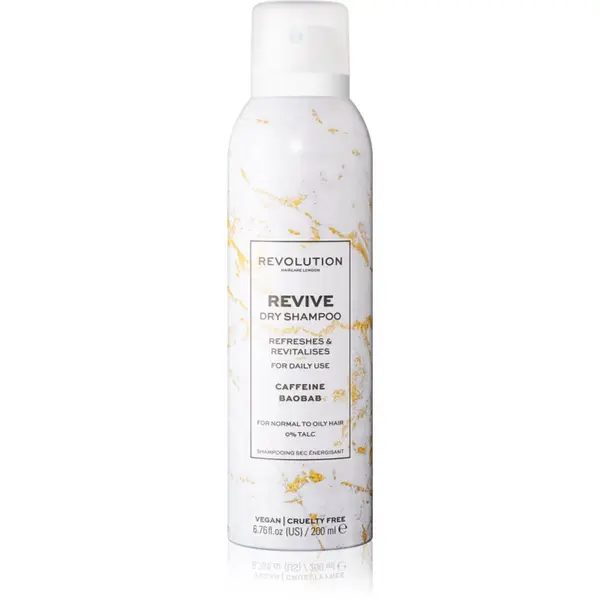 Revolution Haircare Revolution Haircare Dry Shampoo Revive освежаващ сух шампоан с кофеин 200 мл.