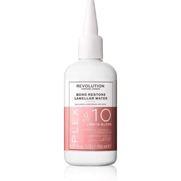 Revolution Haircare Revolution Haircare Plex No.10 Bond Restore Lamellar Water интензивна регенерираща грижа за увредена и крехка коса 150 мл.