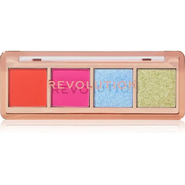 Revolution Revolution Icon Edit палитра сенки за очи цвят The Vibrant Brights Palette 2.8 гр.