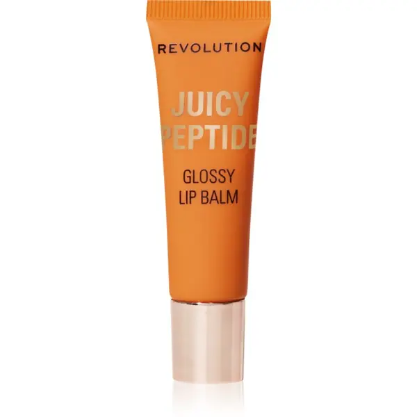 Revolution Revolution Juicy Peptide Lip Balm балсам за устни с пептиди цвят Peach Bellini Orange 8 мл.