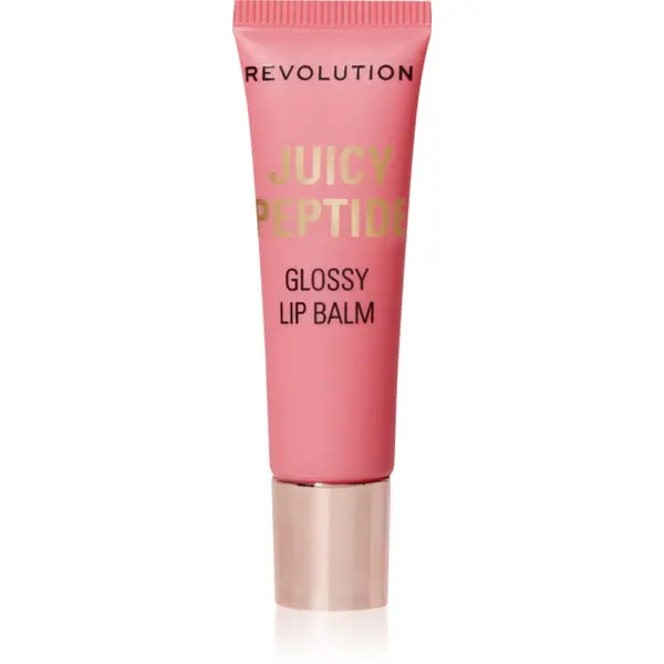 Revolution Revolution Juicy Peptide Lip Balm балсам за устни с пептиди цвят Shimmer Mai Tai Pink 8 мл.