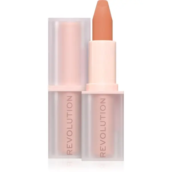 Revolution Revolution Lip Allure Soft Satin Lipstick Кремообразно червило със сатенено покритие цвят Lover Nude 3.2 гр.
