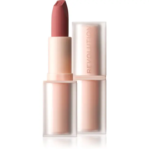 Revolution Revolution Lip Allure Soft Satin Lipstick Кремообразно червило със сатенено покритие цвят Queen Pink 3.2 гр.