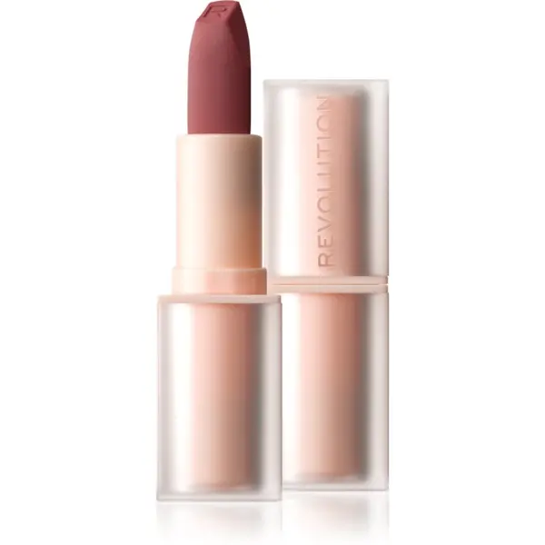 Revolution Revolution Lip Allure Soft Satin Lipstick Кремообразно червило със сатенено покритие цвят Whisper 3.2 гр.