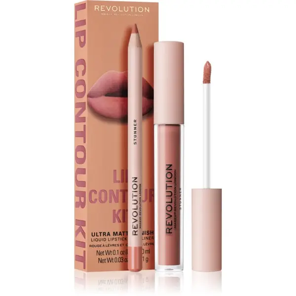 Revolution Revolution Lip Contour Kit комплект за устни цвят Stunner
