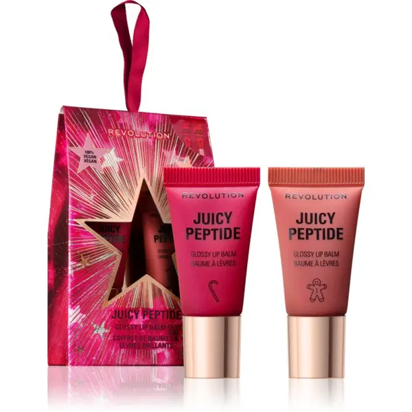Revolution Revolution Makeup set Juicy Peptide подаръчен комплект за устни