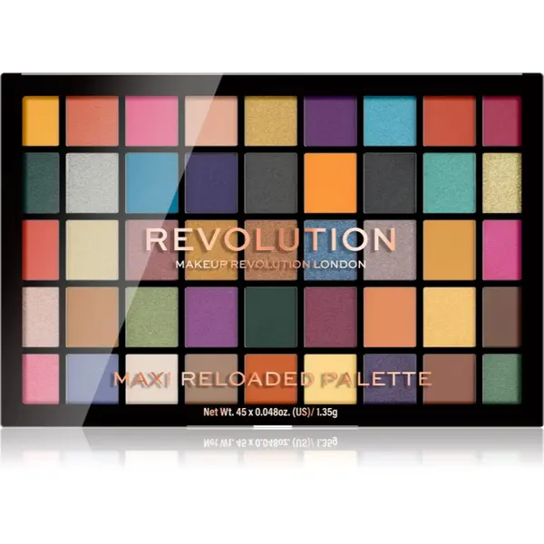 Revolution Revolution Maxi Reloaded Palette палитра с прахообразни сенки за очи цвят Dream Big 45x1.35 гр.