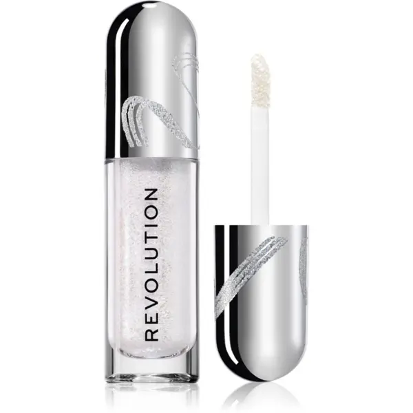 Revolution Revolution Metallic Muse Glitter Muse течни очни сенки с брокат цвят Silver 3.5 мл.