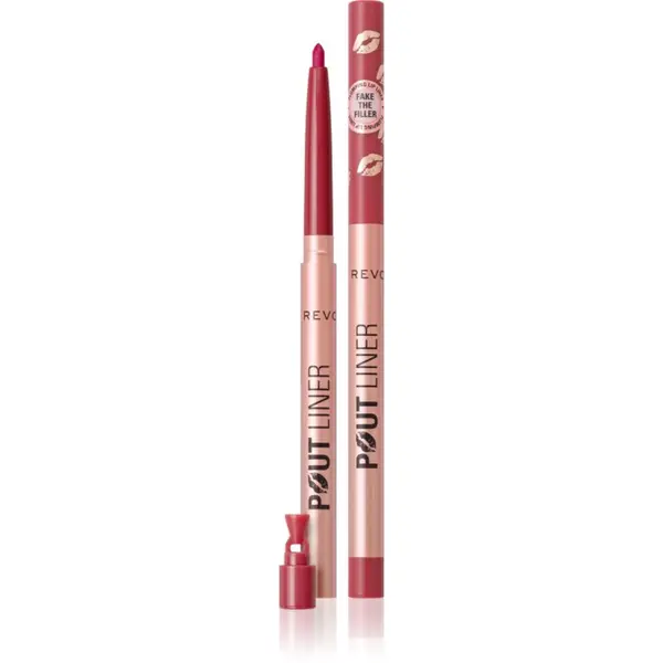 Revolution Revolution Pout Liner молив за устни за увеличаване на обема цвят Jelly Berry Mauve 0.2 гр.