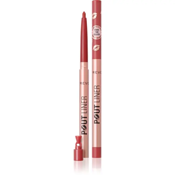 Revolution Revolution Pout Liner молив за устни за увеличаване на обема цвят Melba Warm Peach 0.2 гр.