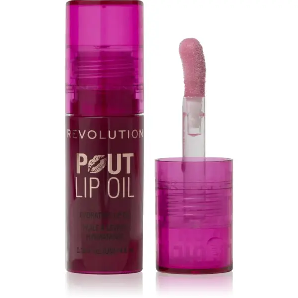 Revolution Revolution Pout Lip масло от нар с хидратиращ ефект цвят Bitten Cherry 4.6 мл.