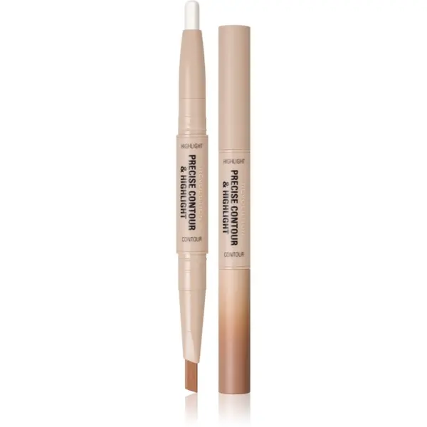 Revolution Revolution Precise Contour & Highlight двустранна контурираща писалка цвят Light 1.45 гр.