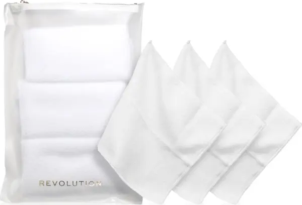 Revolution PRO Revolution PRO Miracle Microfibre Cleansing Cloths кърпа за отстраняване на грим 3 бр.