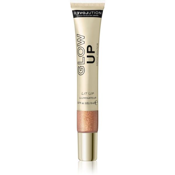 Revolution Relove Revolution Relove Glow Up течен хайлайтър цвят Lit Up 8 мл.
