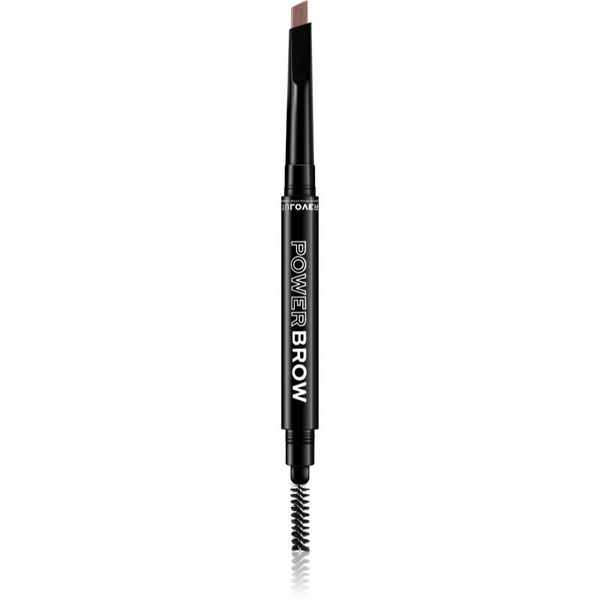 Revolution Relove Revolution Relove Power Brow молив за вежди с четка цвят Brown 0,3 гр.