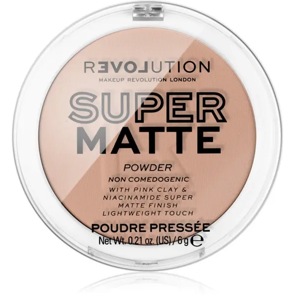 Revolution Relove Revolution Relove Super Matte Powder матираща пудра цвят Beige 6 гр.