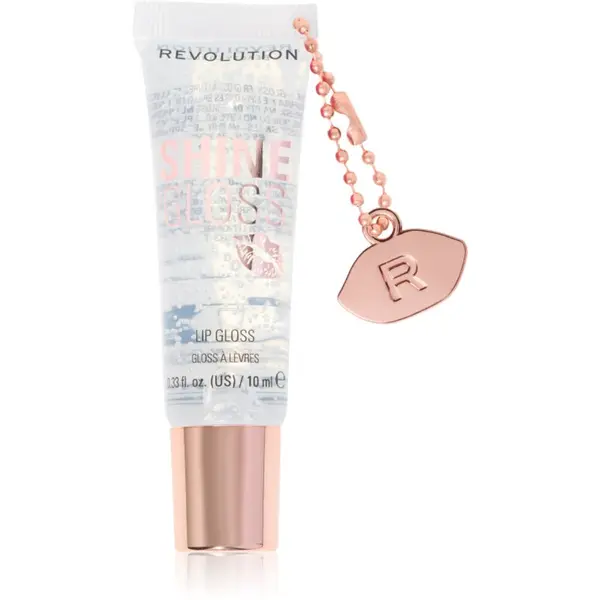 Revolution Revolution Shine Gloss блясък за устни цвят Clear Sugar 10 мл.