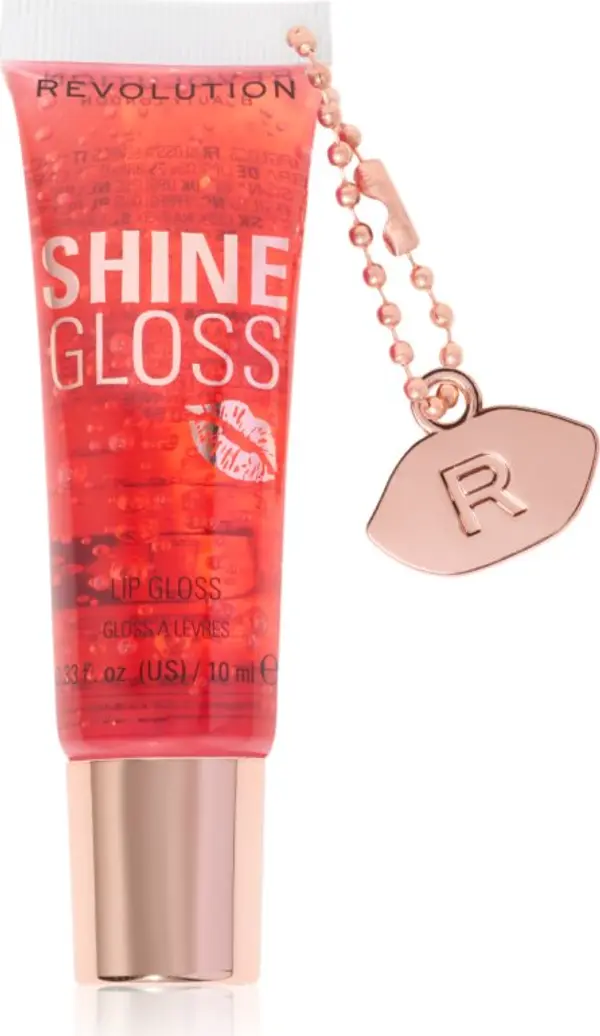 Revolution Revolution Shine Gloss блясък за устни цвят Peach Pop 10 мл.
