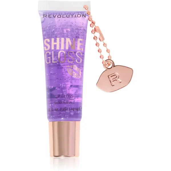 Revolution Revolution Shine Gloss блясък за устни цвят Purple Gummy 10 мл.