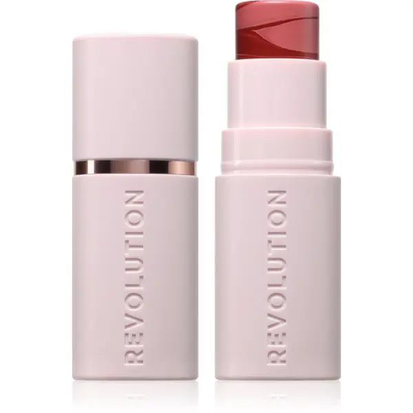 Revolution Revolution Skin Silk Blush Stick кремообразен руж в стик цвят Sundown Spice 4.5 гр.