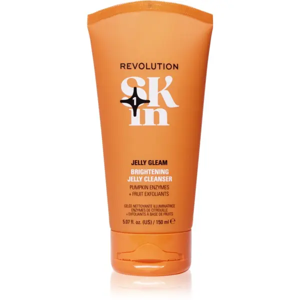 Revolution Skincare Revolution Skincare Be Bright Natural Fruit AHA Brightening Jelly Cleanser озаряващ почистващ гел 150 мл.
